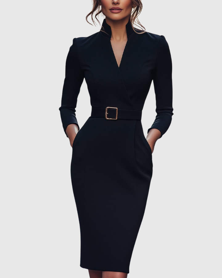 Valantomode | Chic Midi Dress for Effortless Day to Night Style