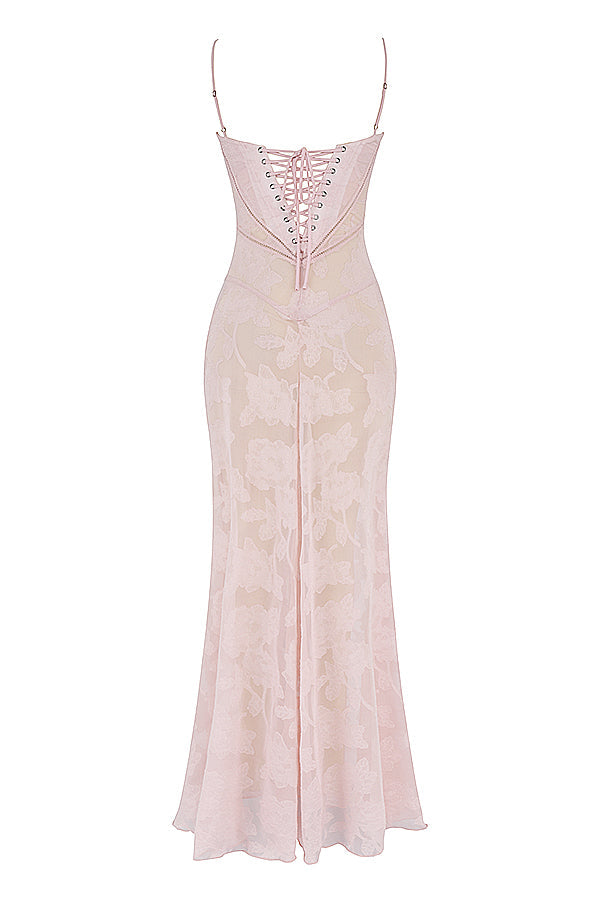Valantomode | Elegant Embroidered Maxi Dress by Dean