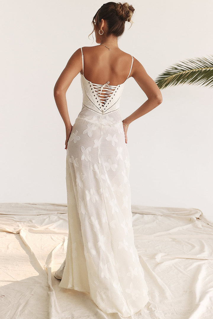 Valantomode | Elegant Embroidered Maxi Dress by Dean