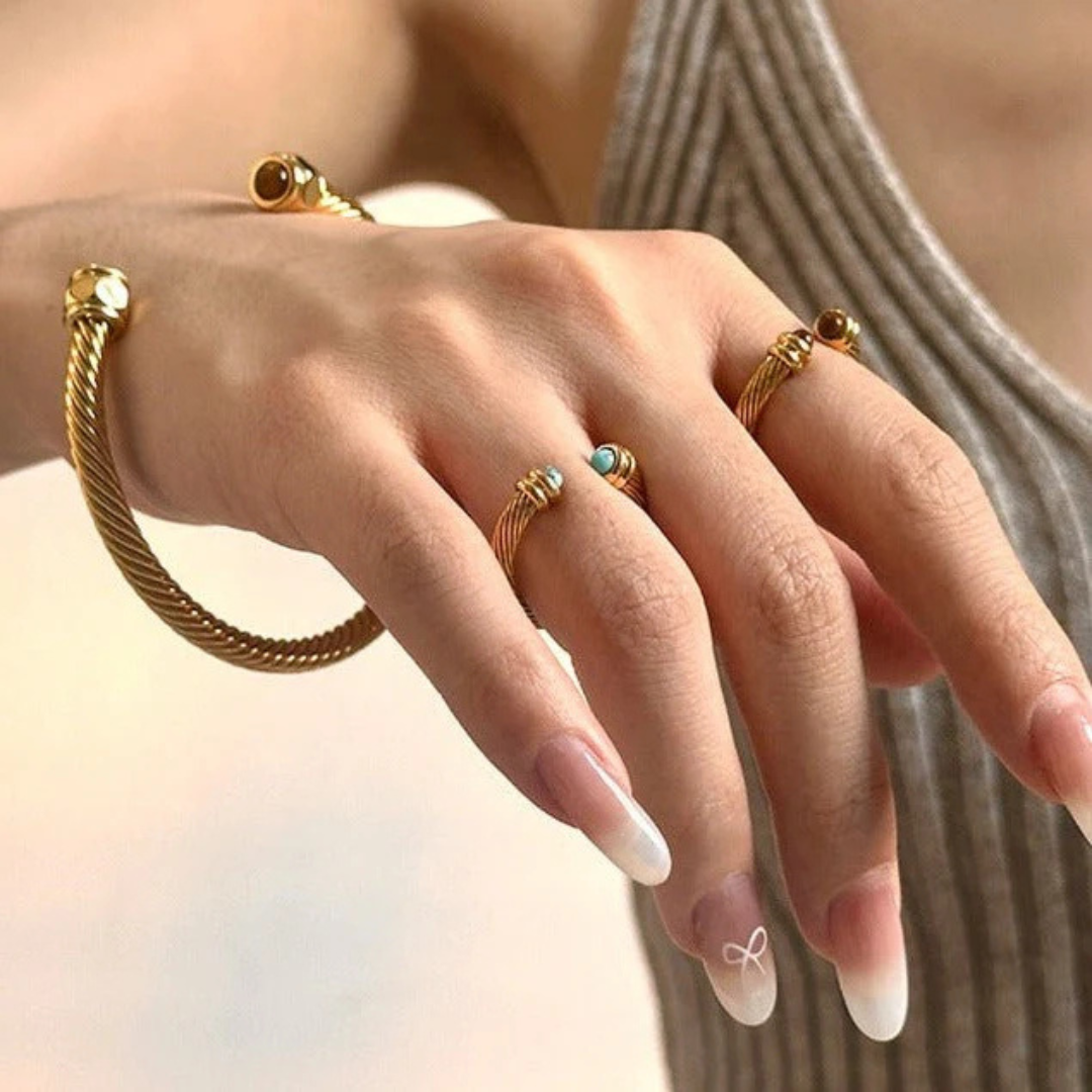 Valantomode | Gold Plated Bangle for Women – Ladies Jewelry