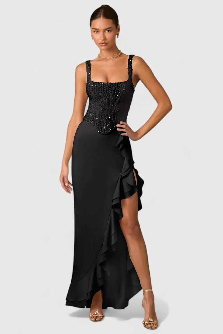 Valantomode | Chic Evening Dress for Elegant Night Out in Style
