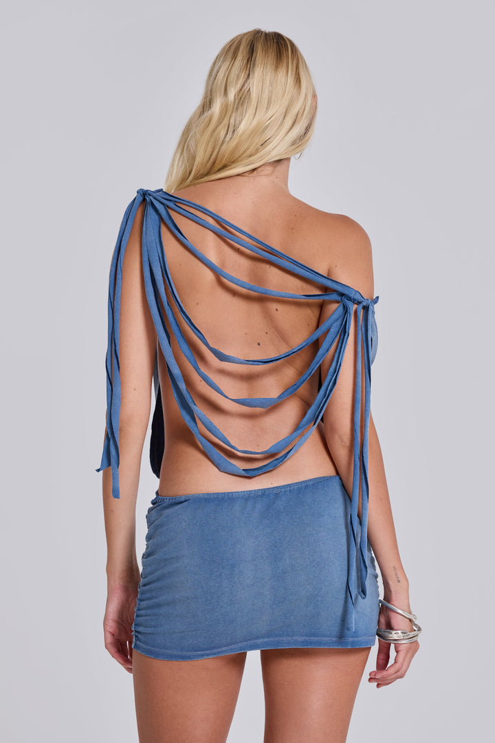 Valantomode | Trendy Backless Dress with Studded Details for Night Out
