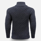 ValantoMode | Men’s Waffle Knit High-Stretch Sweater