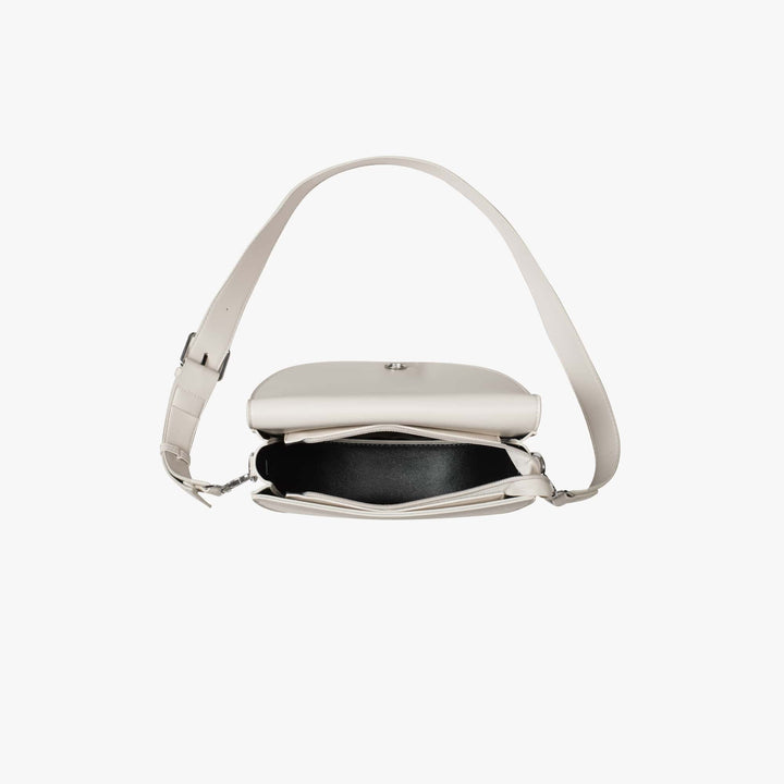Valantomode | The Lunar Orbital Garrison – Women's Premium Geometric Half-Moon Crossbody Bag