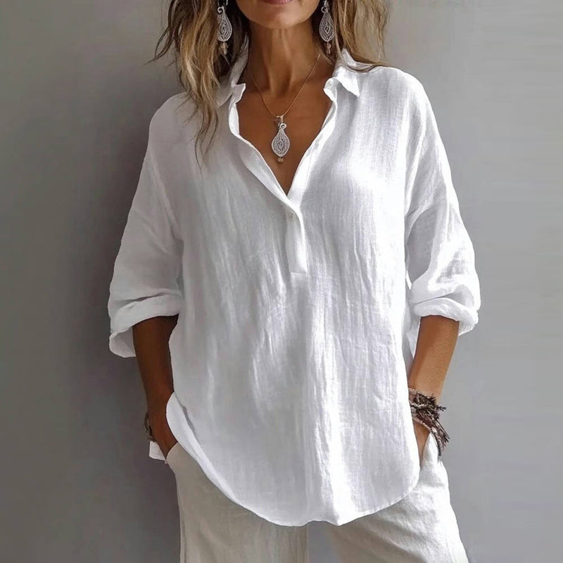 Valantomode | Blouse with Elegant Breathable Design