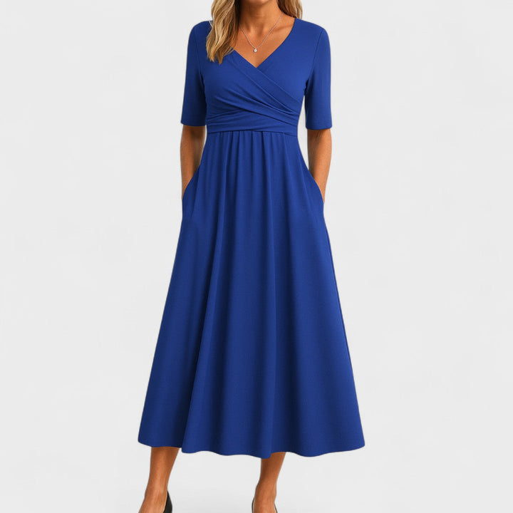 Valantomode | Chic Midi Dress for Effortless Day to Night Style