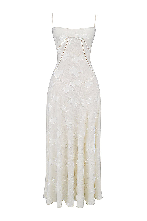Valantomode | Elegant Embroidered Maxi Dress by Dean
