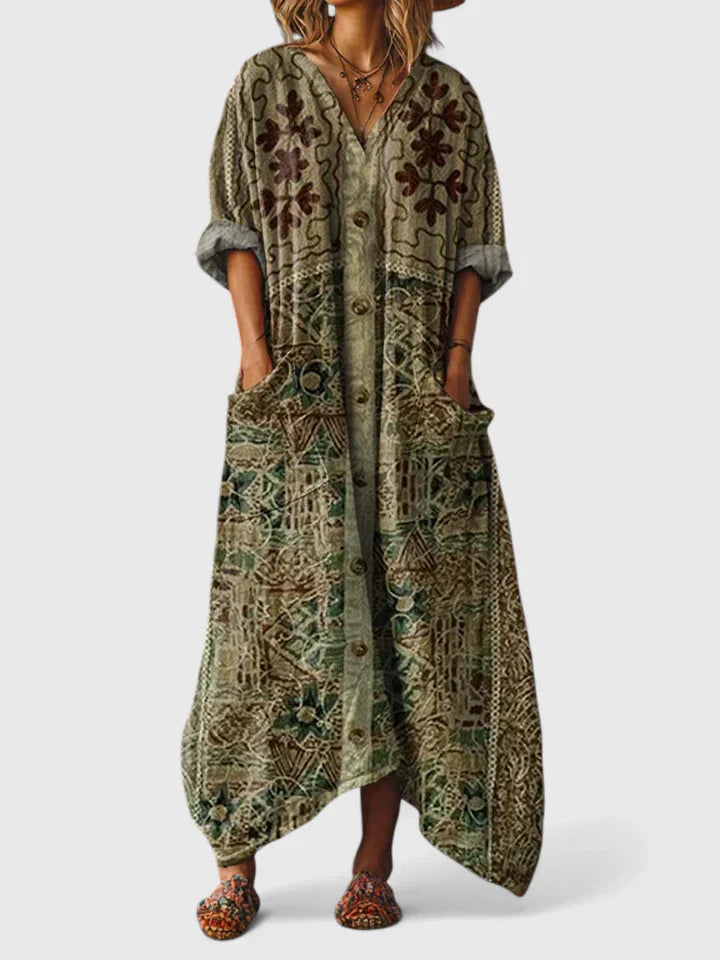 Valantomode | Coralynne Elegant Dress for Effortless Chic Style
