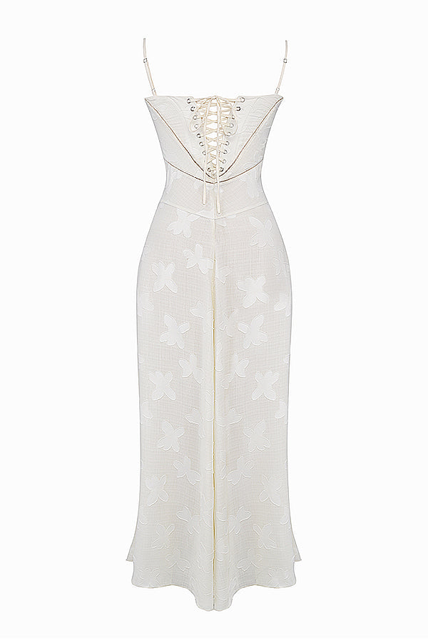 Valantomode | Elegant Embroidered Maxi Dress by Dean