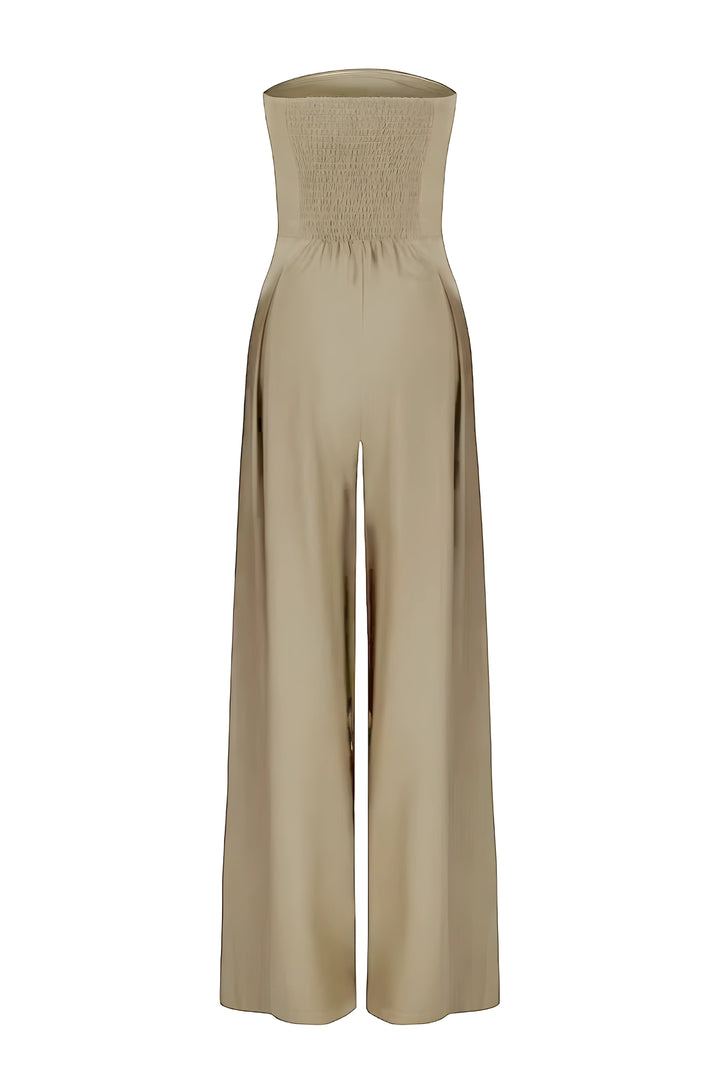 Valantomode | Effortless Radiance Strapless Jumpsuit for Women
