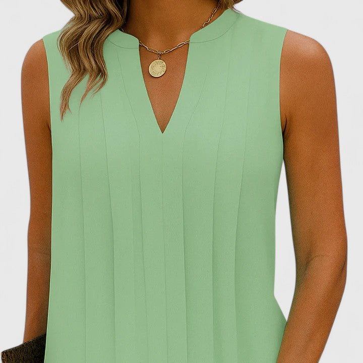 Valantomode | Flattering V-Neck Dress for Effortless Elegance