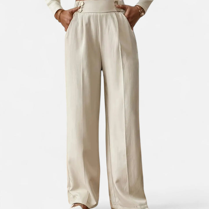 Valantomode | Women’s Chic High-Waisted Office Trousers