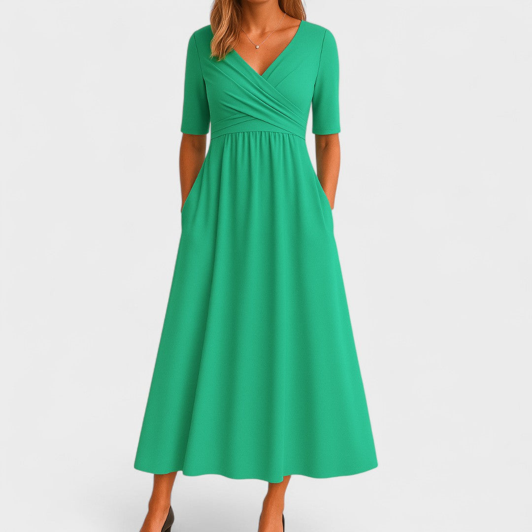 Valantomode | Chic Midi Dress for Effortless Day to Night Style