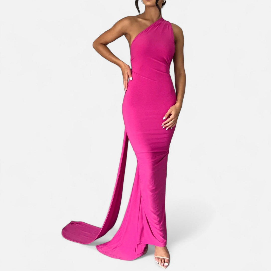 Valantomode  | Women’s Backless Scarf-Tie Evening Dress