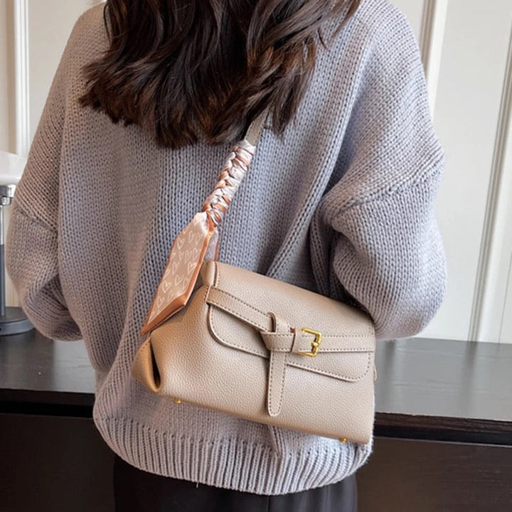 Valantomode | Apex Contour Crossbody – Premium Vegan Leather Geometric Shoulder Bag