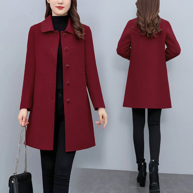 Valantomode | Women’s Wool Overcoat – Monolithic Sovereignty & Architectural Drape