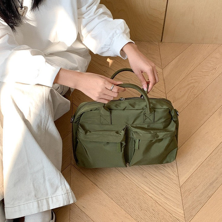 Valantomode | Nimbus Linear Crossbody – Ultra-Lightweight Technical Nylon Shoulder Bag