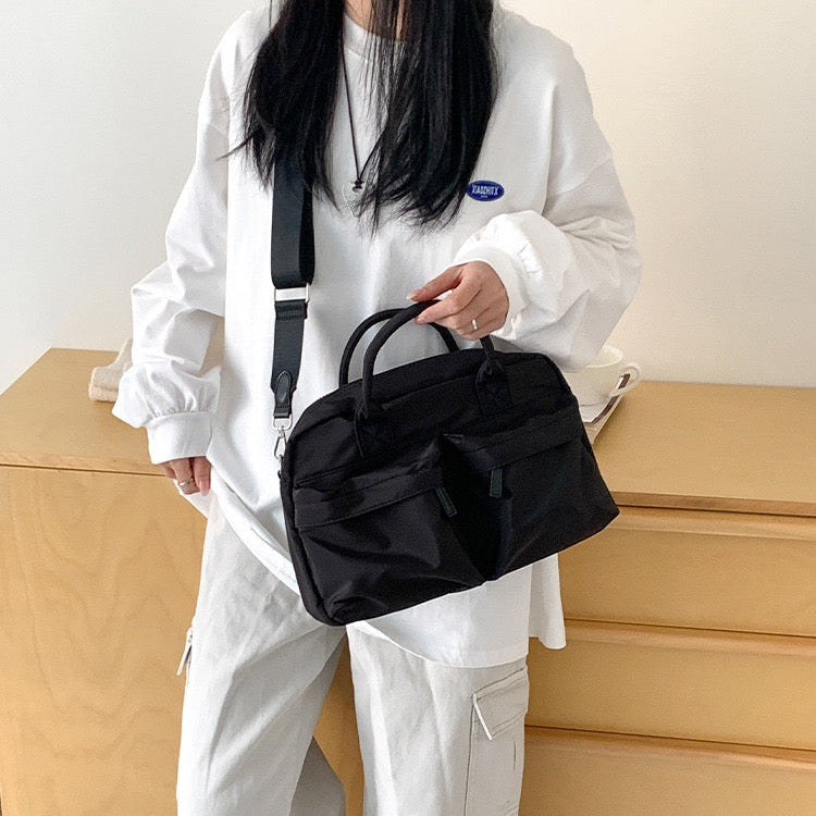 Valantomode | Nimbus Linear Crossbody – Ultra-Lightweight Technical Nylon Shoulder Bag