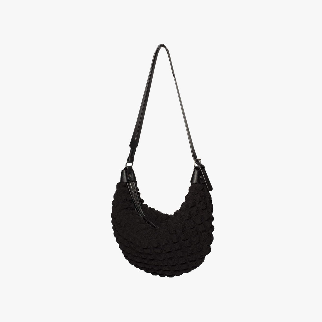 Valantomode | The Veridian Nimbus Logistics – Women's Premium Textured Cotton Cloud Puffer Bag
