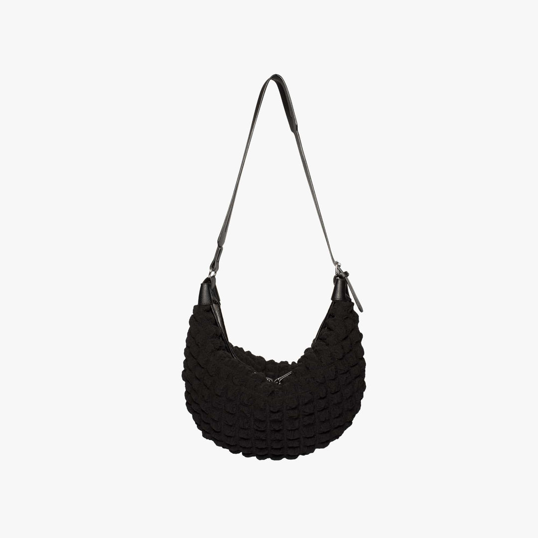Valantomode | The Veridian Nimbus Logistics – Women's Premium Textured Cotton Cloud Puffer Bag