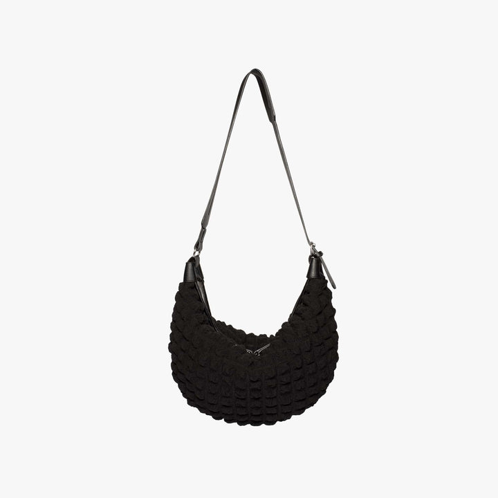 Valantomode | The Veridian Nimbus Logistics – Women's Premium Textured Cotton Cloud Puffer Bag