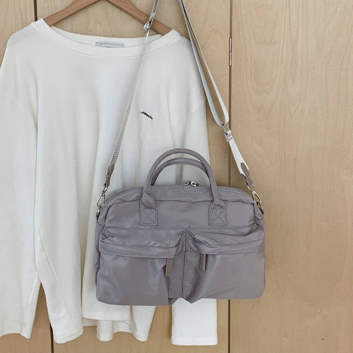Valantomode | Nimbus Linear Crossbody – Ultra-Lightweight Technical Nylon Shoulder Bag