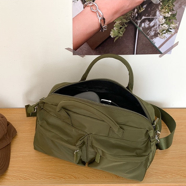 Valantomode | Nimbus Linear Crossbody – Ultra-Lightweight Technical Nylon Shoulder Bag