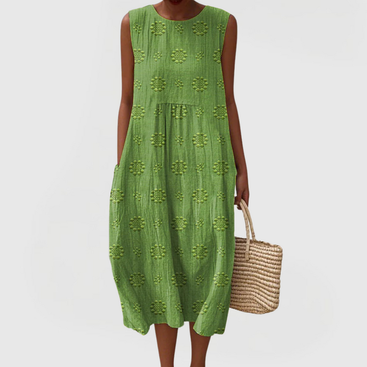 Valantomode | Stylish Dress with Pockets Perfect for Casual Outings