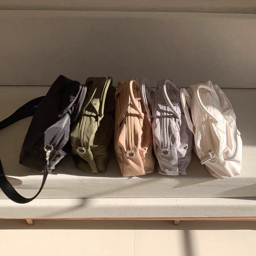 Valantomode | Nimbus Linear Crossbody – Ultra-Lightweight Technical Nylon Shoulder Bag