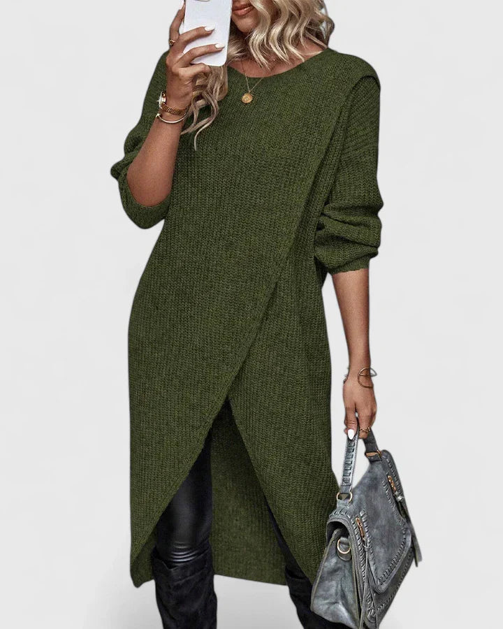 Valantomode | Chic Sweater Dress for Effortless Fall Fashion