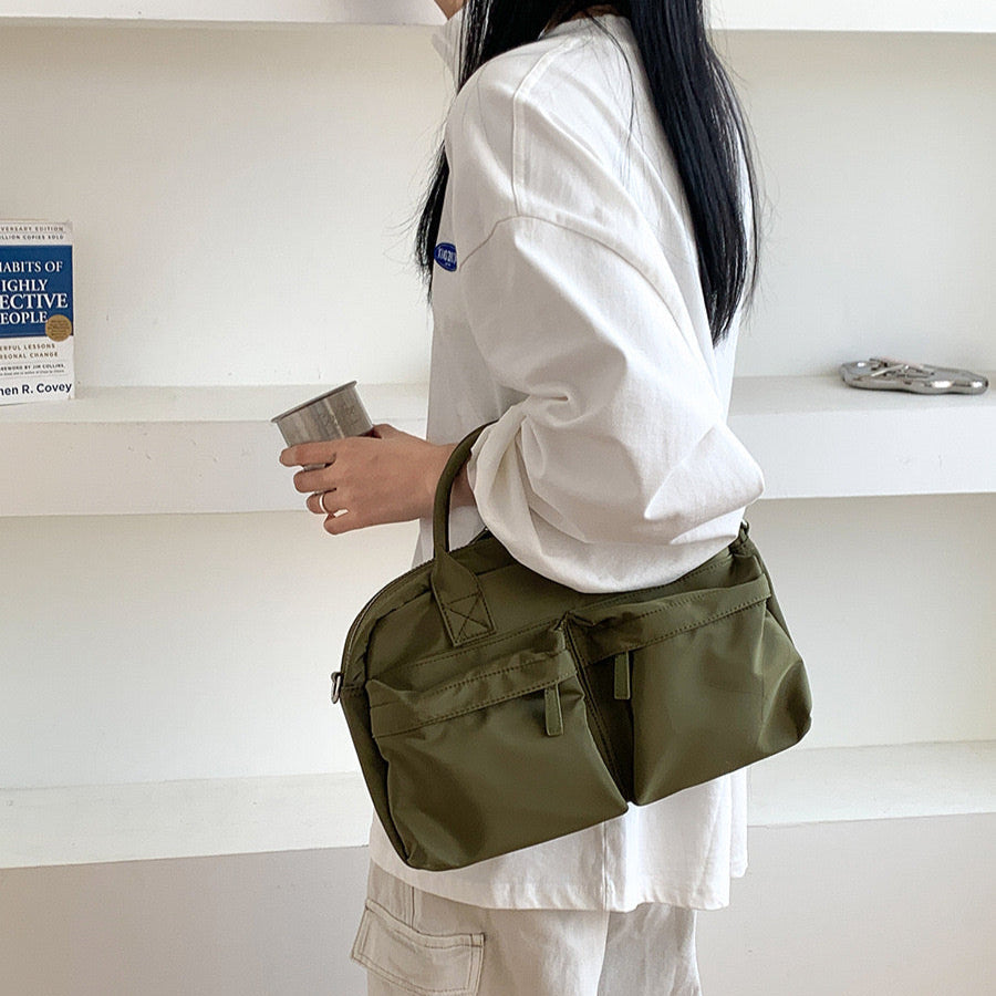 Valantomode | Nimbus Linear Crossbody – Ultra-Lightweight Technical Nylon Shoulder Bag