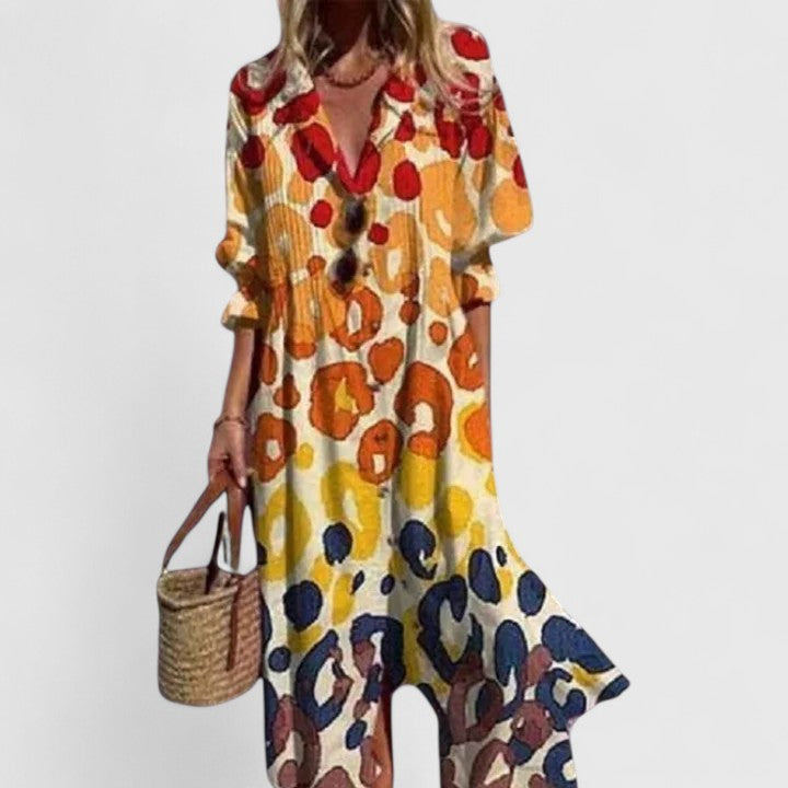 Valantomode | Chic Bohemian Dress for Effortless Summer Style