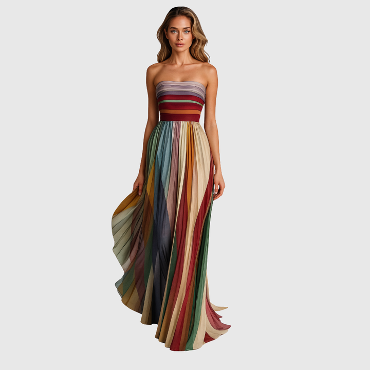 Valantomode | Stylish Long Dress with Sophisticated Elegance for Women