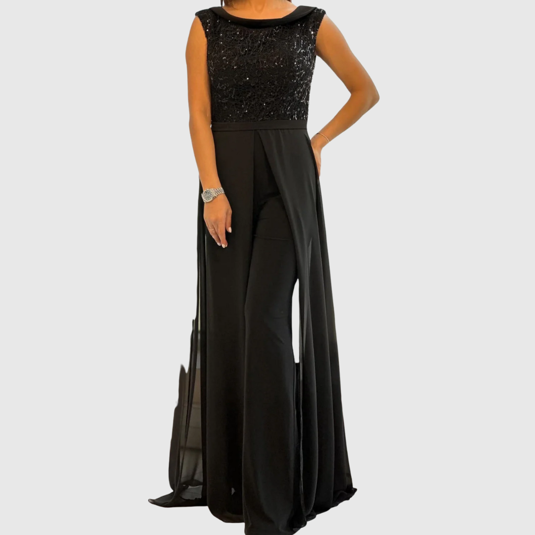 Valantomode | Chic Sleeveless Jumpsuit Dress for Effortless Style