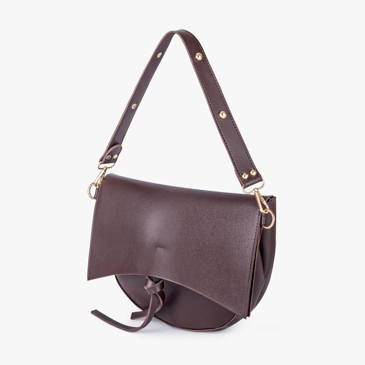 Valantomode | The ‘Aurelius’ Leather Saddle Bag – Sovereign Curve & Linear Precision