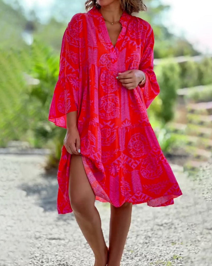 Valantomode | Dress with Elegant Boho Chic Design
