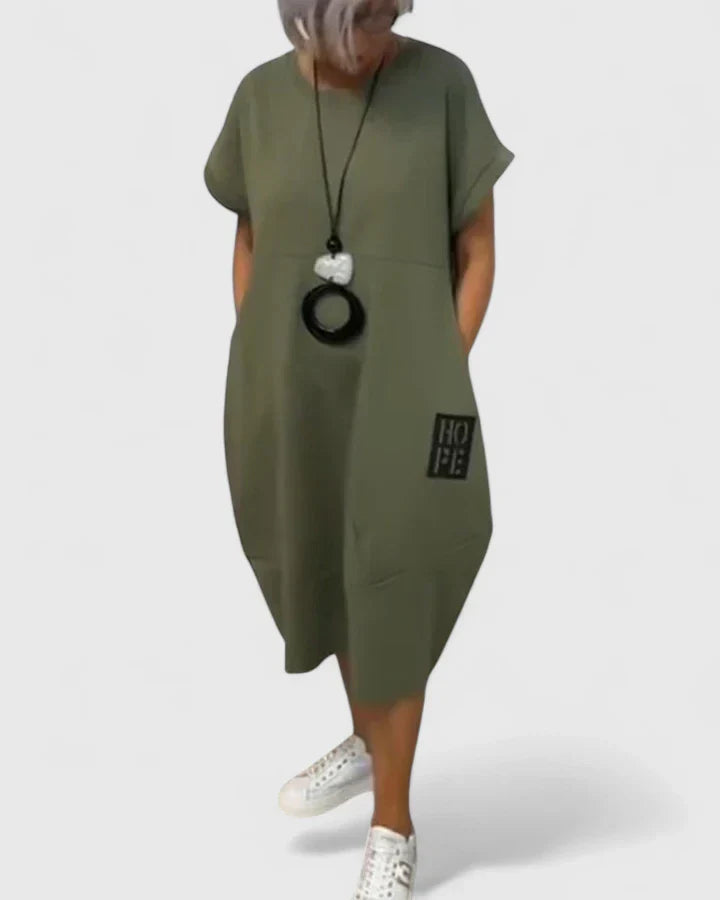 Valantomode | Stylish Midi Dress for Effortless Everyday Wear