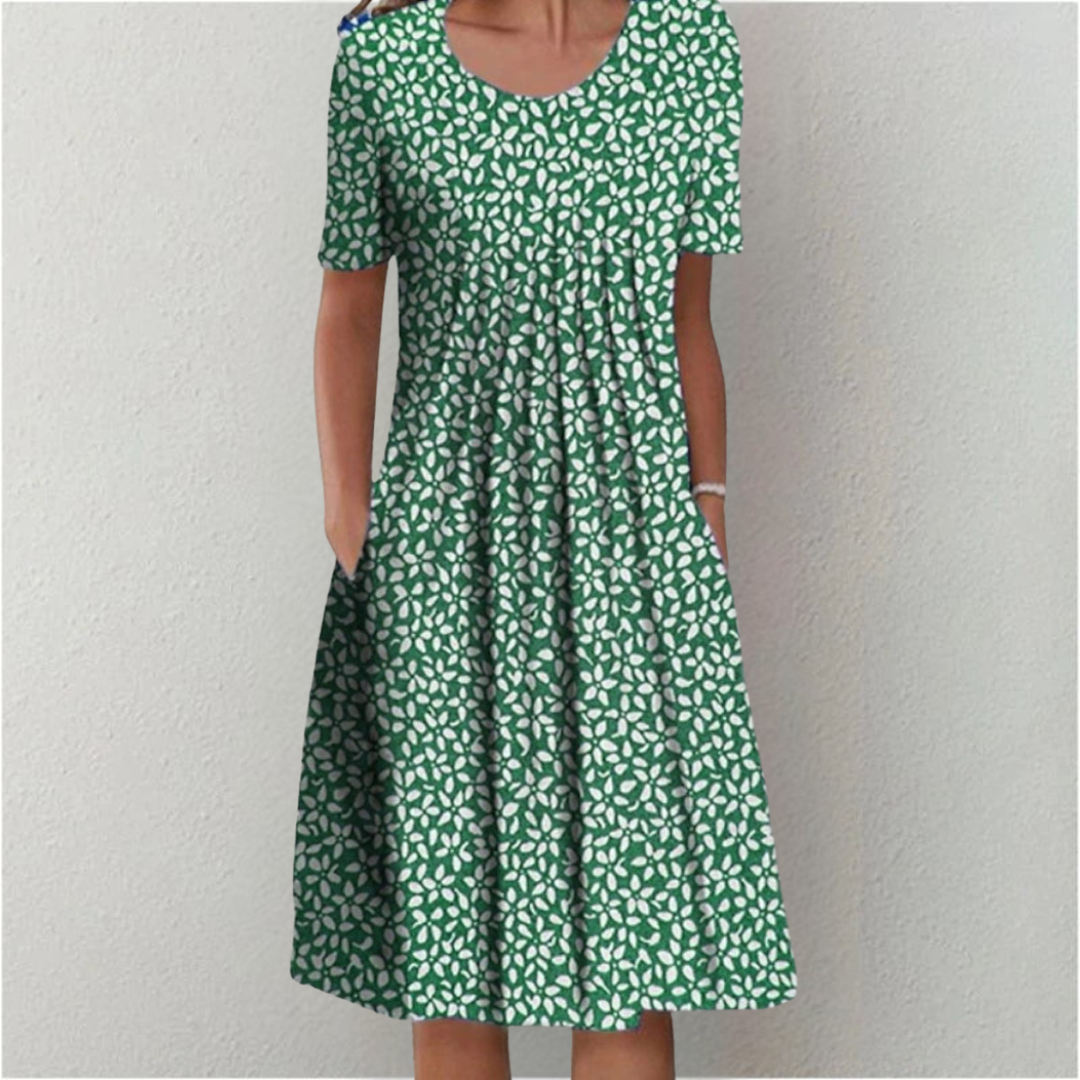 Valantomode | Chic Long Sleeve Dress for Holiday Celebrations