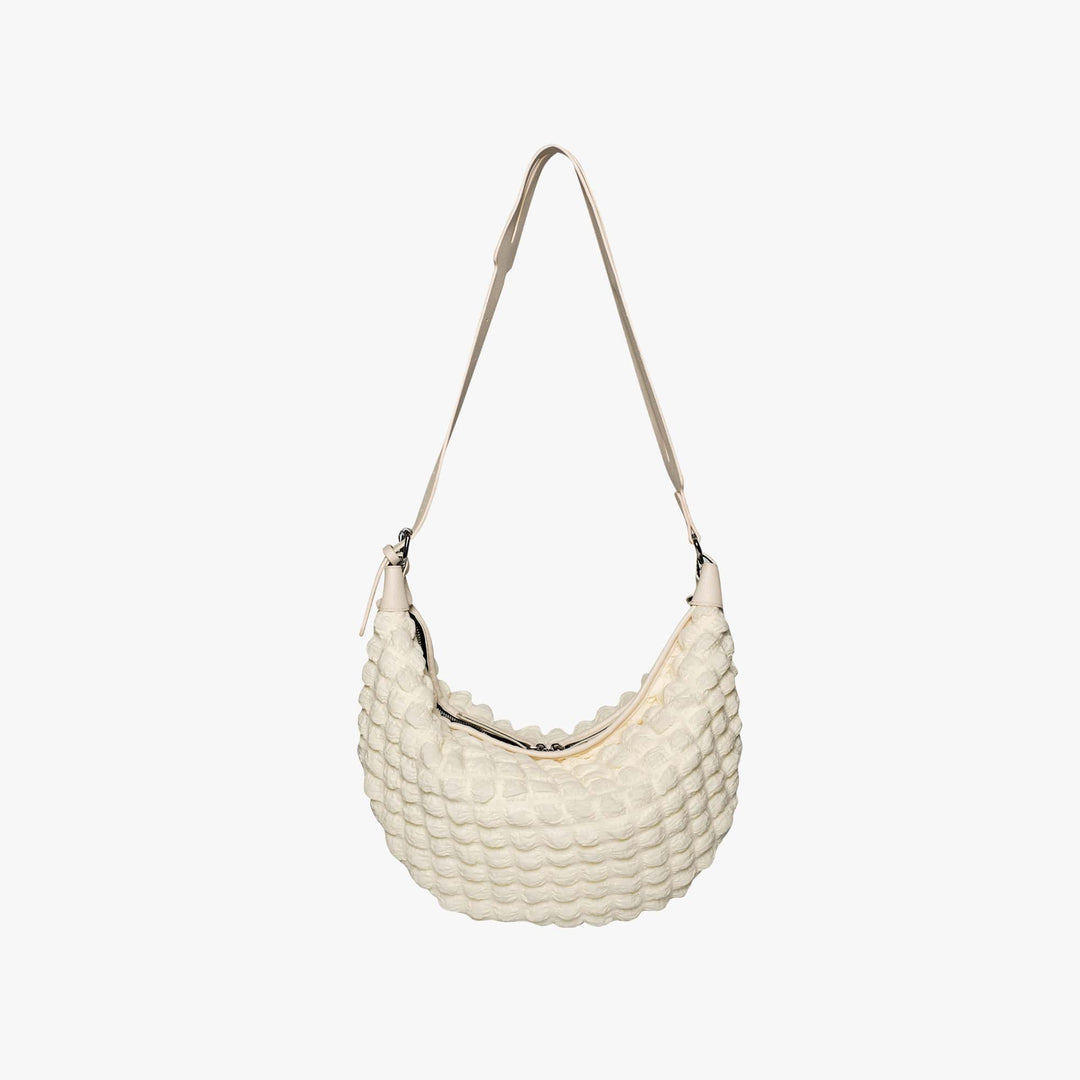 Valantomode | The Veridian Nimbus Logistics – Women's Premium Textured Cotton Cloud Puffer Bag