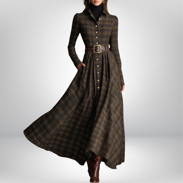 Valantomode | Stylish Belted Dress for Women on Any Occasion