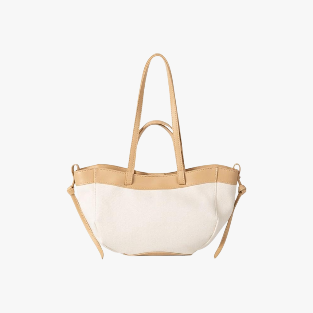 Valantomode | Odyssey Horizon Garrison – Premium Textured Canvas & Vegan Leather Structured Tote