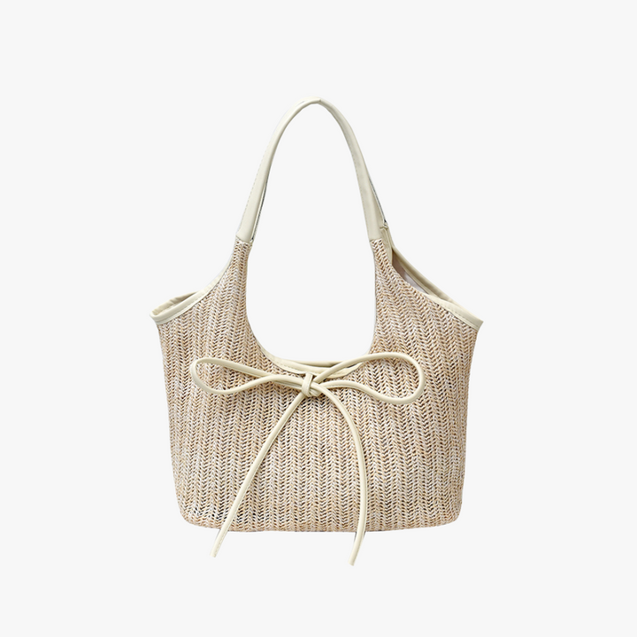 Valantomode | Odyssey Artisan Garrison – Premium Woven Straw & Vegan Leather Large Summer Tote
