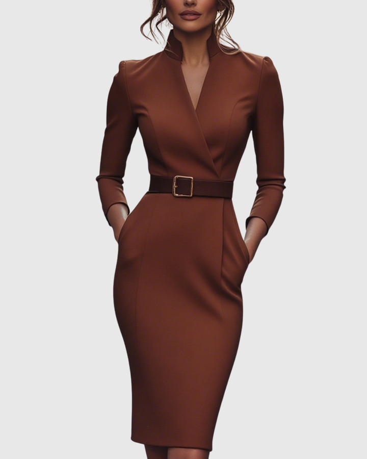 Valantomode | Chic Midi Dress for Effortless Day to Night Style