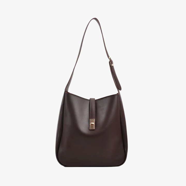 Valantomode | The Bea Vault Crossbody – Women's Premium Vegan Leather Turn-Lock Box Bag