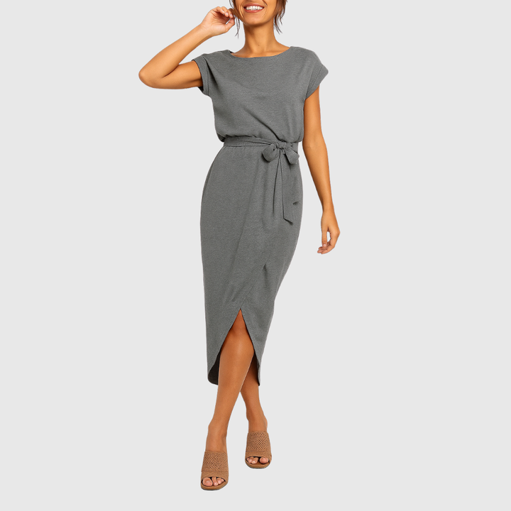 Valantomode | Stylish Casual Midi Dress Perfect for Everyday Wear