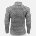 ValantoMode | Men’s Waffle Knit High-Stretch Sweater