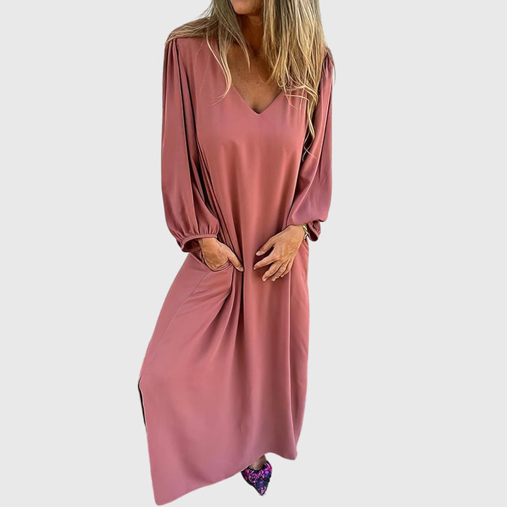 Valantomode | Chic Bohemian Dress with Pockets for Everyday Wear