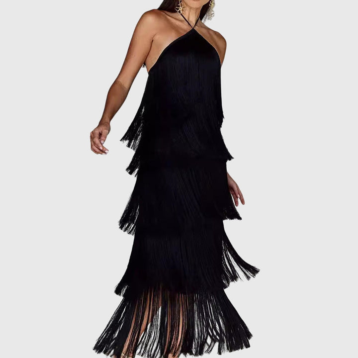 Valantomode | Trendy Tassel Dress for Effortless Summer Style