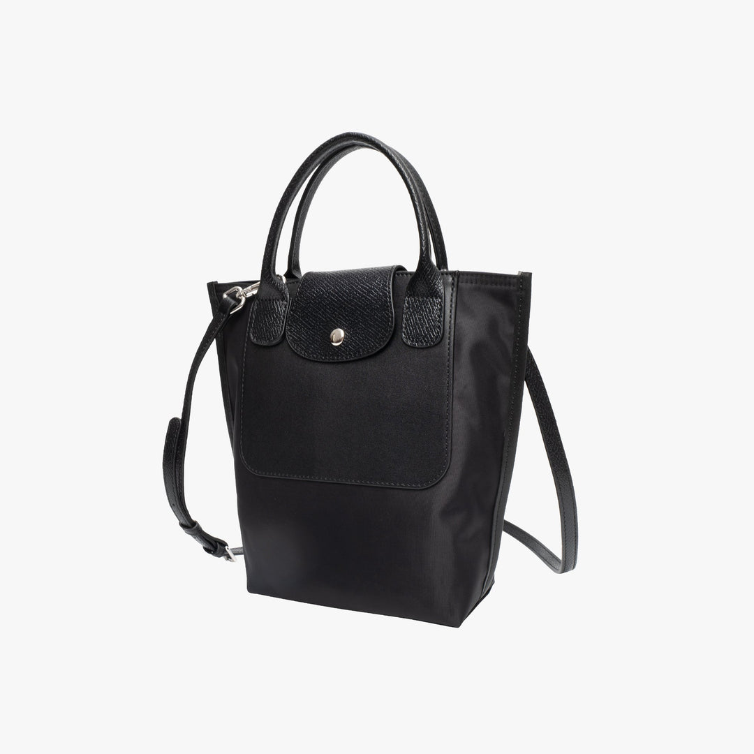Valantomode | Nimbus Midi Garrison – Upcycled Nylon & Vegan Leather 2-in-1 Tech Tote
