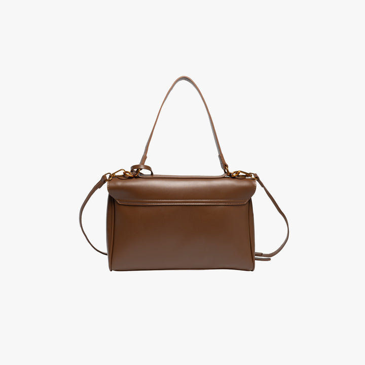 Valantomode | Apex Commuter Garrison – Premium Vegan Leather Structured Tote with Gold-Tone Turn-Lock